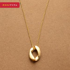 【最大30％OFF×全品送料無料】サージカルステンレス ネックレス 金属アレルギー つけっぱなし チェーン オーバル ひねり ニュアンス ビジュー｜Cream dot.