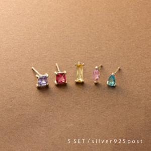 アクセサリーマウ accesories mau *ハーキマー ピアス*ゴールド