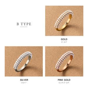 サージカルステンレス リング 指輪 金属アレル...の詳細画像2