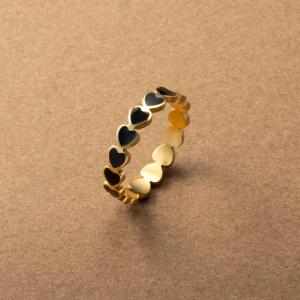 サージカルステンレス リング 指輪 金属アレルギー つけっぱなし レディース ハート ハートモチーフ