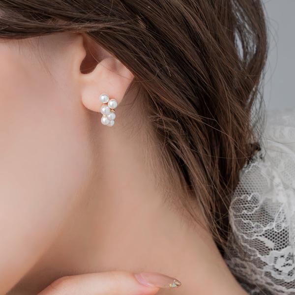 【全品送料無料⇒11月5日23：59迄】選べる イヤリング ピアス シルバーポスト 低アレルギー ワ...