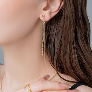 anuans（アニュアンス） ピアス SLV925 ロングチェーンピアス