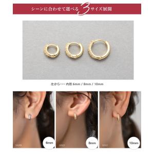 ピアス キャッチレス 中折れ 開閉式 ワンタッ...の詳細画像5