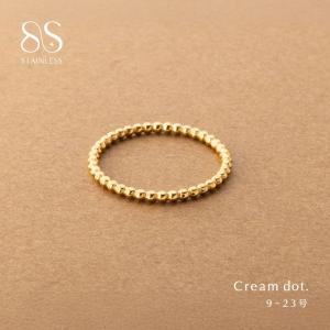 【全品10％OFFクーポン】サージカルステンレス リング 指輪 金属アレルギー対応 つけっぱなし メタルボール スフィア 小粒 重ね付け