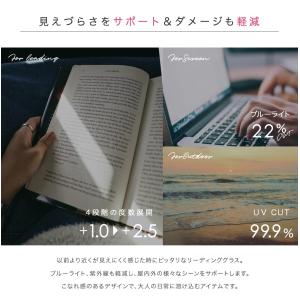 リーディンググラス 老眼鏡 度数+0.5刻み ...の詳細画像3