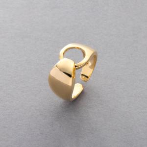 【最大30％OFF×全品送料無料】金属アレルギー対応 リング 指輪 ニッケルフリー 18kコーティング レディース ノット オープンリング ワイド