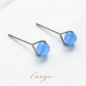 L'ange（ランジュ） ターコイズ オレンジ バイカラー K14 ゴールド