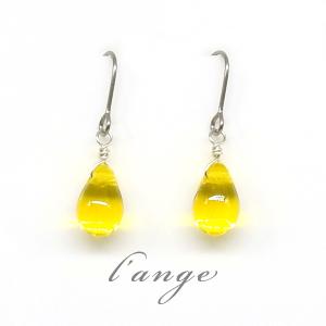 L'ange（ランジュ） ターコイズ オレンジ バイカラー K14 ゴールド