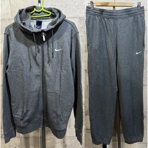 ナイキ スウェット 上下セットアップ M メンズ NIKE パーカー パンツ ダークグレー｜creep-shopping