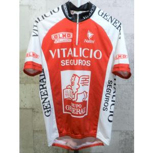 美品 イタリア製 Nalini OLMO スペイン サイクリングチーム Vitalicio Seguros-Grupo 半袖 サイクルジャージ 3 ビタリシオ・セグロス｜creep-shopping