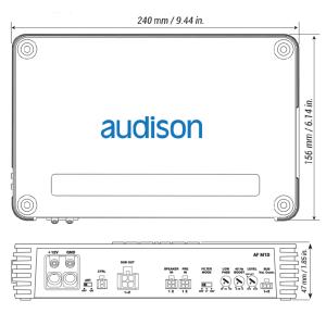 オーディソン AF M1D DSP内蔵アンプの...の詳細画像1