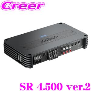 オーディソン SR 4.500 ver.2 パワーアンプ 車載 130W×4チャンネルアンプ 4G入力 4AWG 対応 車 カスタム オーディオ SR 4.500 後継品｜creer-net