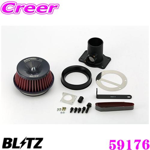 BLITZ No.59176 SUS POWER CORE TYPE LM-RED 三菱 コルト ラ...