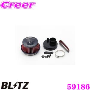 BLITZ No.59186 SUS POWER CORE TYPE LM-RED スズキ ワゴンR[ターボエンジン](MC12S)用 サスパワー コアタイプLM エアクリーナー