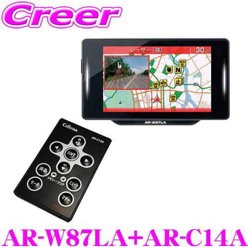 セルスター GPSレーダー探知機＋リモコン セット AR-W87LA+AR-C14A OBDII接続...