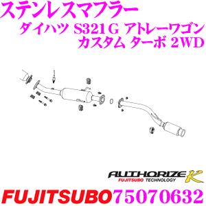 FUJITSUBO（フジツボ） 藤壺技研工業 AUTHORIZE K 750-70632 ダイハツ