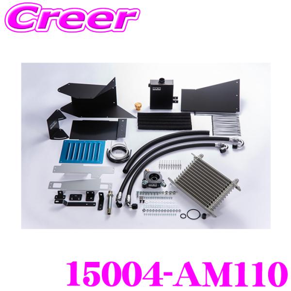 HKS オイルクーラーキット 15004-AM110 ブラック 純正併用タイプ ランサーエボリューシ...