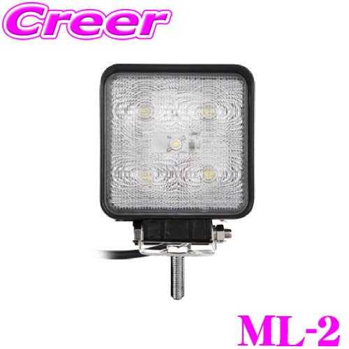 カシムラ ML-2 車両用 LEDワークライト DC12 / 24V 車対応 角 5灯 975ルーメ...