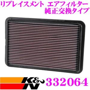K&N 33-2526 純正交換 リプレイスメント エアフィルター 高性能 洗える 再利用可能 乾式 吸気効率UP リプレイスメント エアフィルター K&N エアーフィルター 【通販