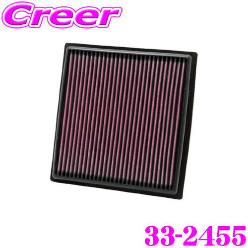 K&amp;N 純正交換フィルター 33-2455レクサス RX  用リプレイスメント ビルトインエアフィル...