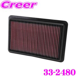 K&N 純正交換フィルター 33-2284マツダ RX-8 用リプレイスメント