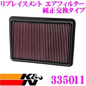 K&amp;N 純正交換フィルター 33-5011 ホンダ K2C レジェンド用リプレイスメント ビルトイン...
