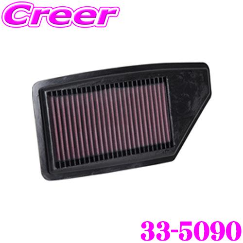 K&amp;N 純正交換フィルター 33-5090 ホンダ インサイト ZE4