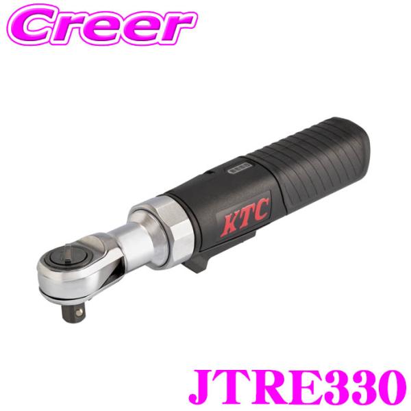 KTC 京都機械工具 9.5sq コードレス ラチェットレンチセット JTRE330 LED ボルト...