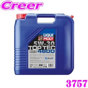 リキモリ トップテック4600 エンジンオイル 5W-30 20L 水素化分解合成油 ガソリン・ディーゼル兼用 3757｜creer-net