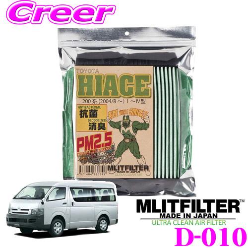 【在庫あり即納!!】MLITFILTER エムリットフィルター D-010 ハイエース/レジアスエー...