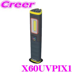 フィリップス LED 作業灯 UVライト 2年保証 USB type C 充電 IK07 IP65 Xperion 6000 UV Pillar X60UVPIX1｜creer-net