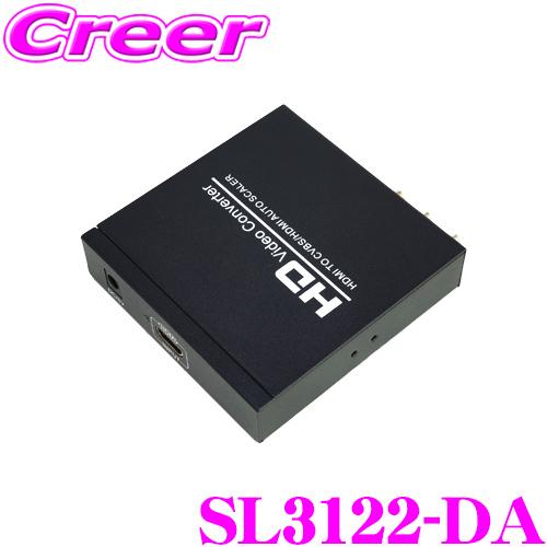 トリチアジャパン SL3122-DA HDMI→RCA変換BOX スマートフォンからカーナビゲーショ...
