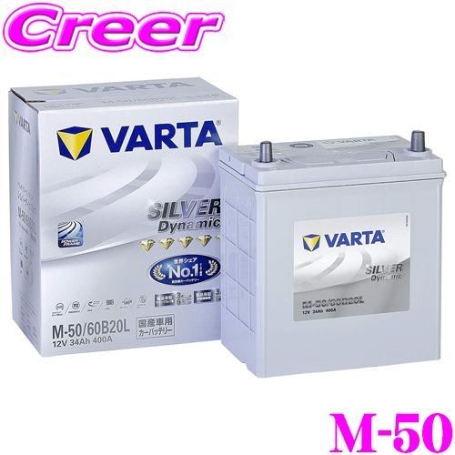 VARTA バルタ(ファルタ) M-50(60B20L) シルバーダイナミック 国産車用バッテリー