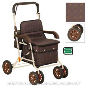 シルバーカー ボクスト SIST02　ブラウン (幸和製作所)