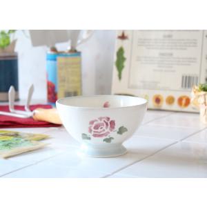 マニーローズ 陶器 ガーデンボウルSブルー