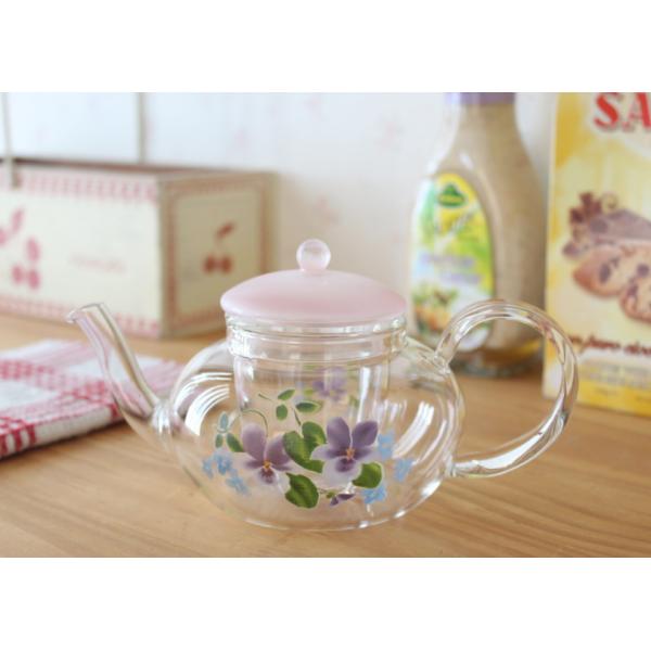 マニー ヴィオレ ガラス ティーポット ジャポネ