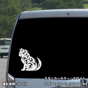 キャット ステッカー 20 全26色 5サイズ...の詳細画像4