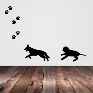 いぬ ウォールステッカー 02 犬 ドッグ d...の詳細画像1
