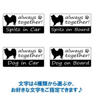 スピッツ spitz in Car ステッカー...の詳細画像1