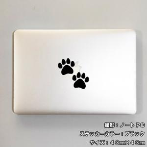肉球 ステッカー 2枚セット 5サイズ 全26...の詳細画像2