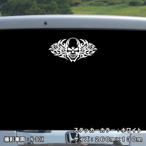 スカル ステッカー 15 全26色 5サイズ ...の詳細画像4