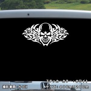 スカル ステッカー 15 全26色 5サイズ ...の詳細画像5