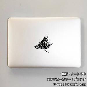 イノシシ ステッカー 02 全26色 5サイズ...の詳細画像2