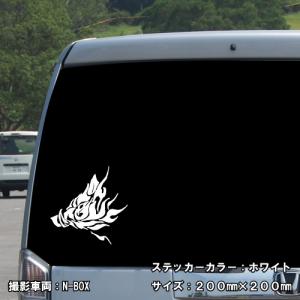 イノシシ ステッカー 02 全26色 5サイズ...の詳細画像4