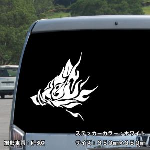 イノシシ ステッカー 02 全26色 5サイズ...の詳細画像5