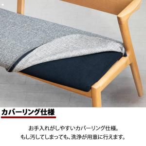 浜本工芸 No.8250 背付きベンチ 2人掛...の詳細画像5
