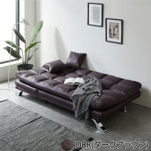 ソファーベッド ファブリックレザー 3人掛け ...の詳細画像4