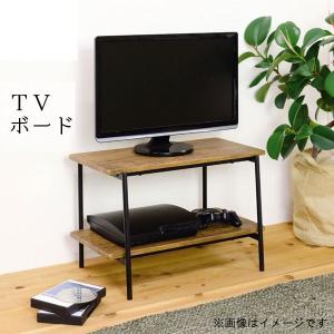 TVボードのみ 幅60cm 棚あり 収納棚 2段 ブラウン ナチュラル テレビボード テレビ台 TVローボード 男前インテリア ヴィンテージ風 おしゃれ  P1｜crescent