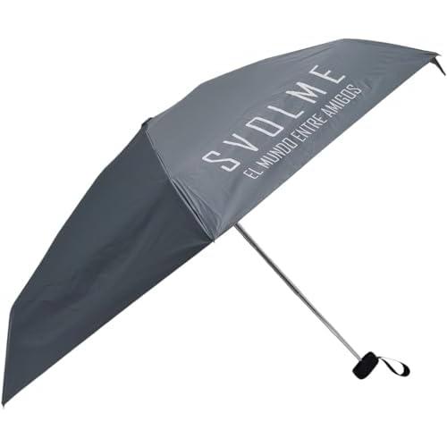 スボルメ(SVOLME) 折り畳み傘 日雨兼用 1242-33429 フリーサイズ グレー