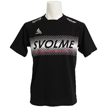 スボルメ(SVOLME) トレーニングウェア ロゴ トレーニング トップシャツ ブラック XSサイズ...